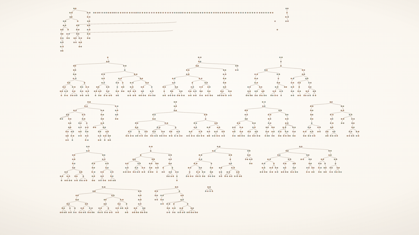 Bloodline’s real Atlas renderer showing a synthetic 1,200-person family as one navigable world